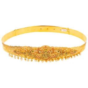 22K Yellow Gold Laxmi Vaddanam Belt (196.1gm)