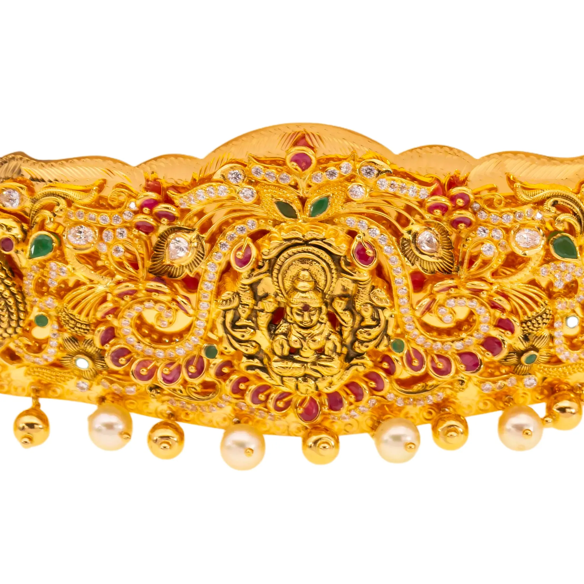 22K Yellow Gold Laxmi Vaddanam Belt (196.1gm)