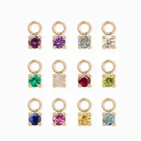 3mm Birthstone Earring Charm