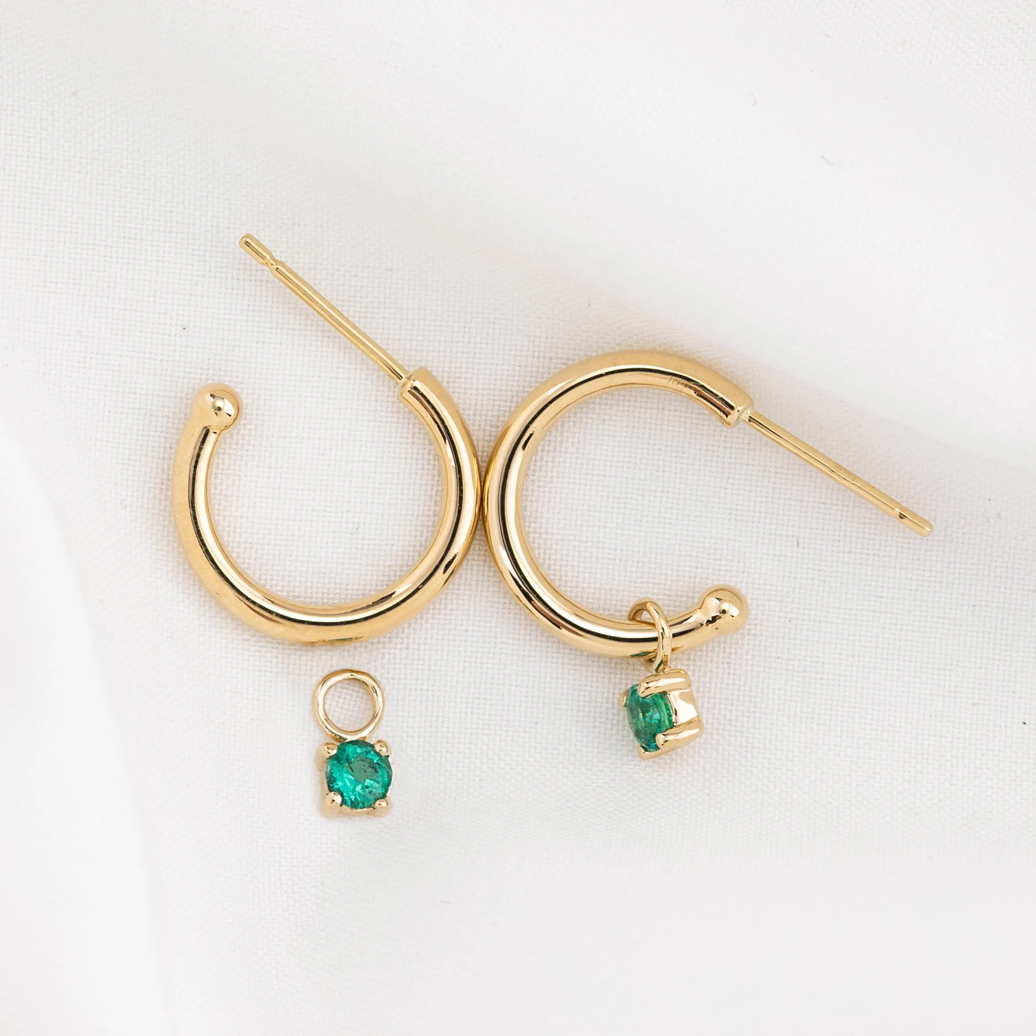 3mm Birthstone Earring Charm