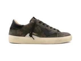 4B12 EVO Scarpe Casual Uomo in Pelle Mimetica Militare