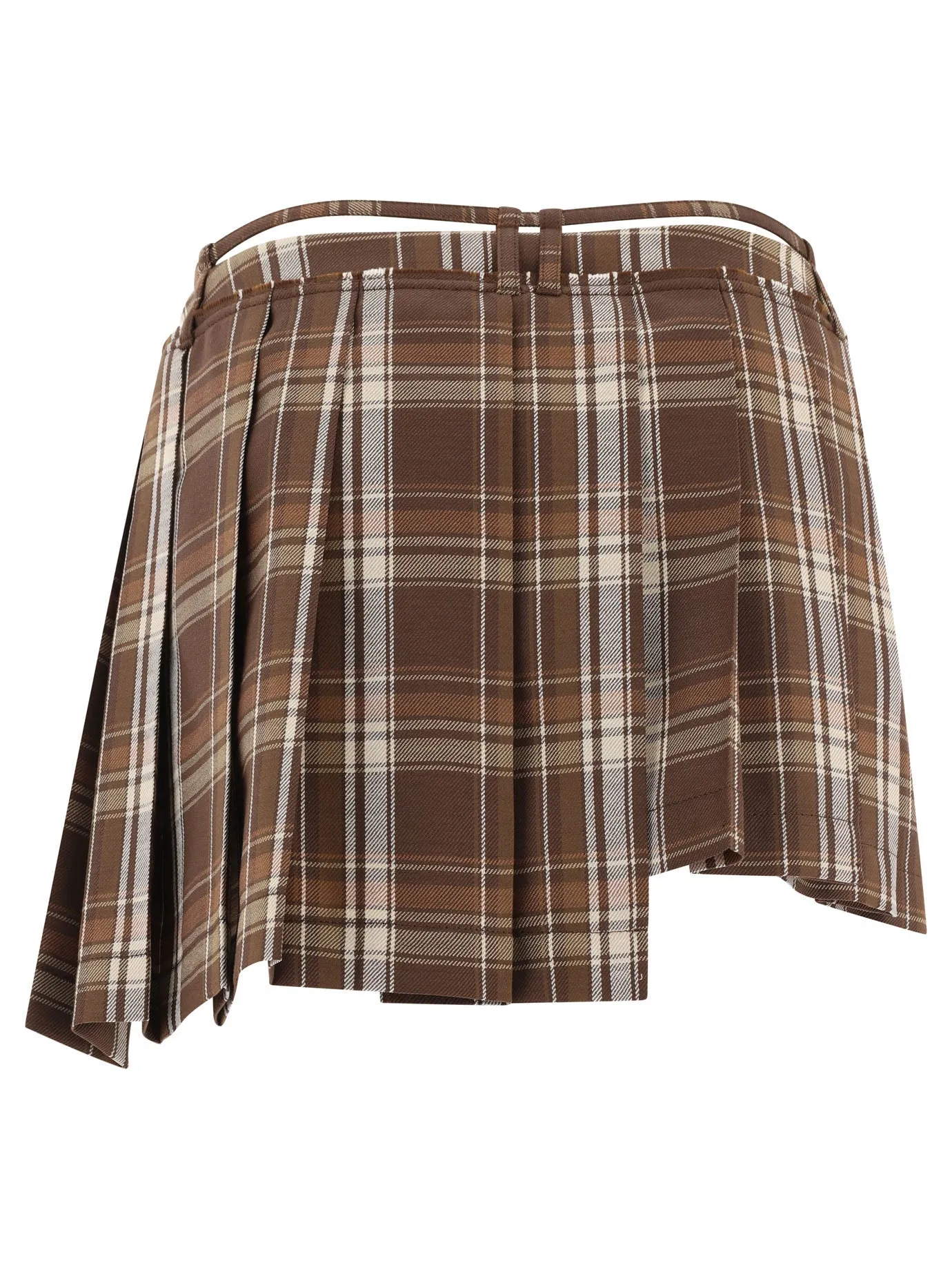 ACNE STUDIOS Chic Asymmetrical Pleated Mini Skirt