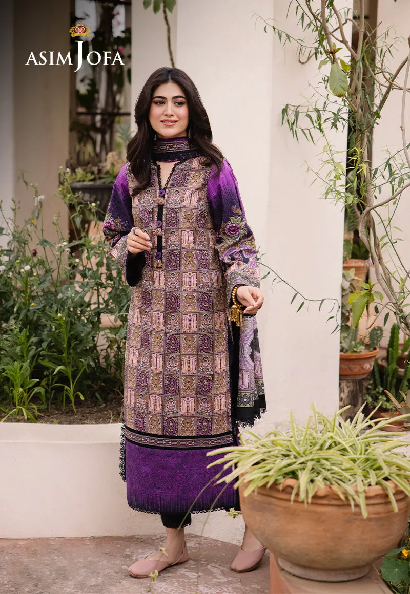 AJBU-07 PRINTED LAWN 3 PCS