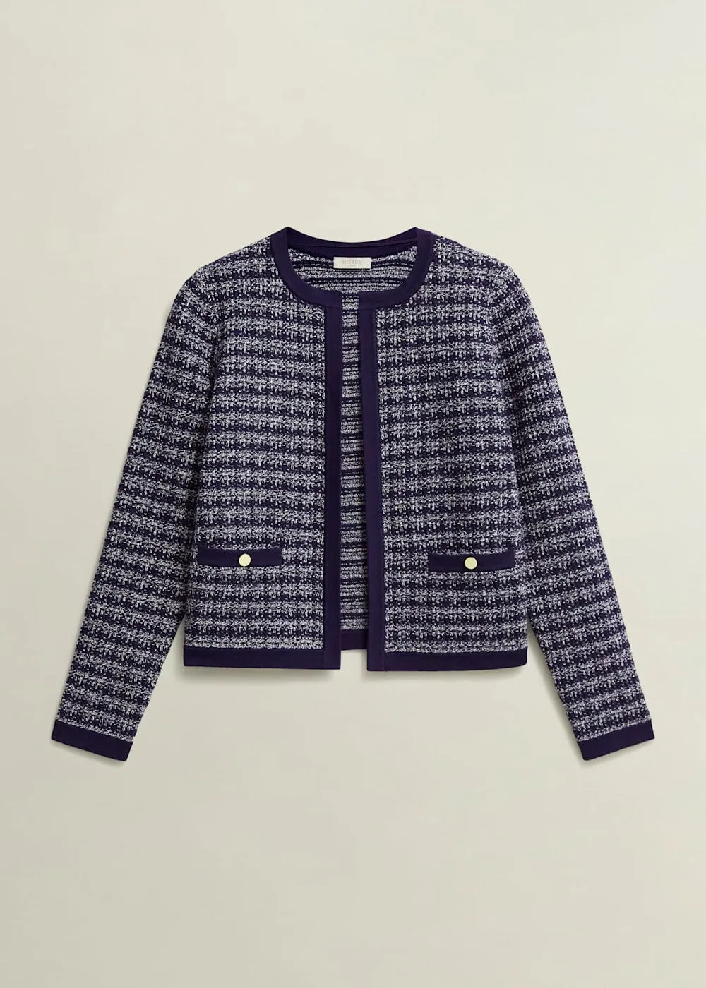 Audra Knitted Jacket 0224/9787/1085l00 Midnight-Ivory