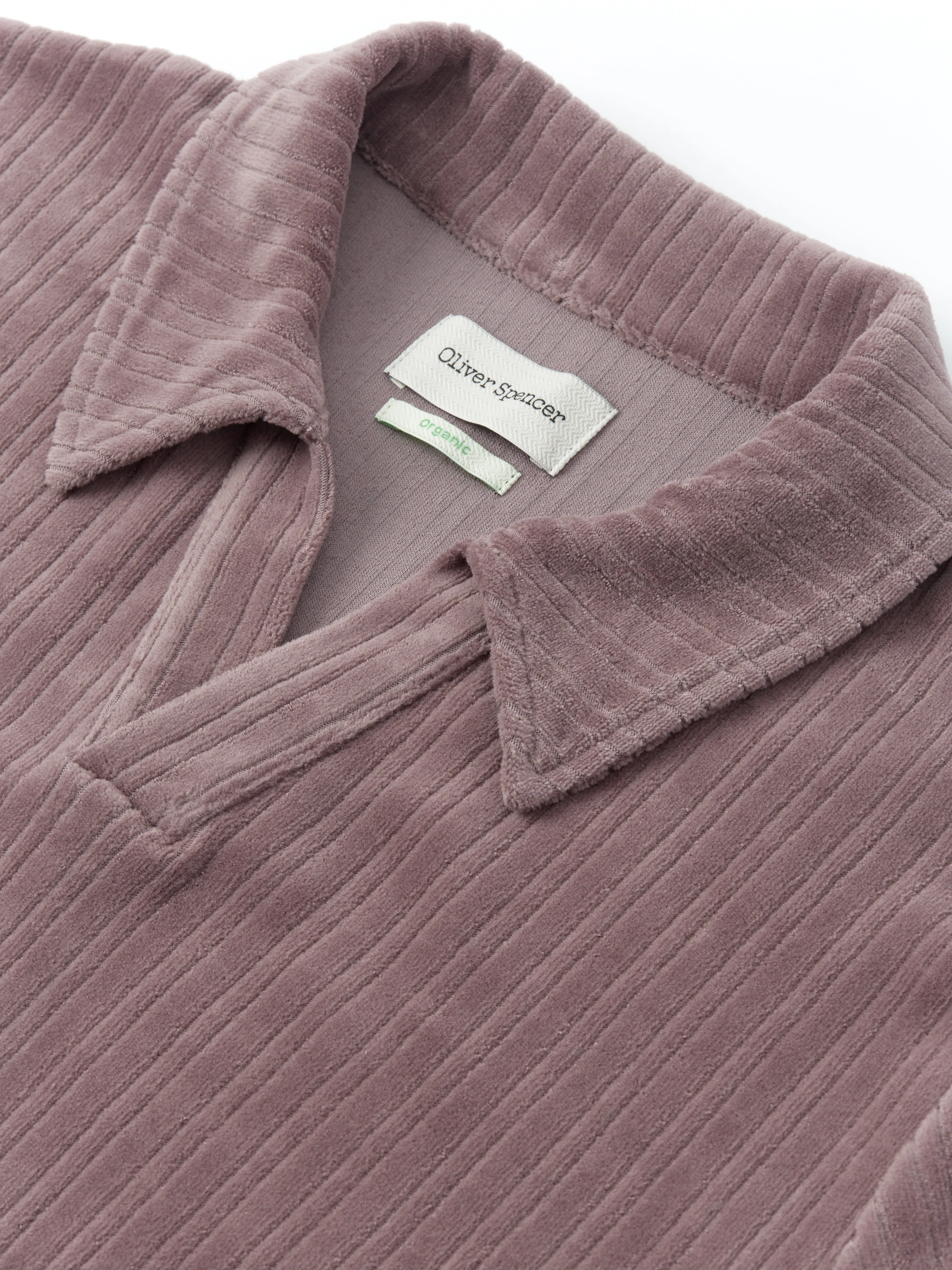 Austell Short Sleeve Polo Shirt Willow Mauve