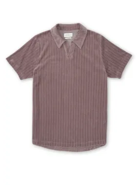 Austell Short Sleeve Polo Shirt Willow Mauve