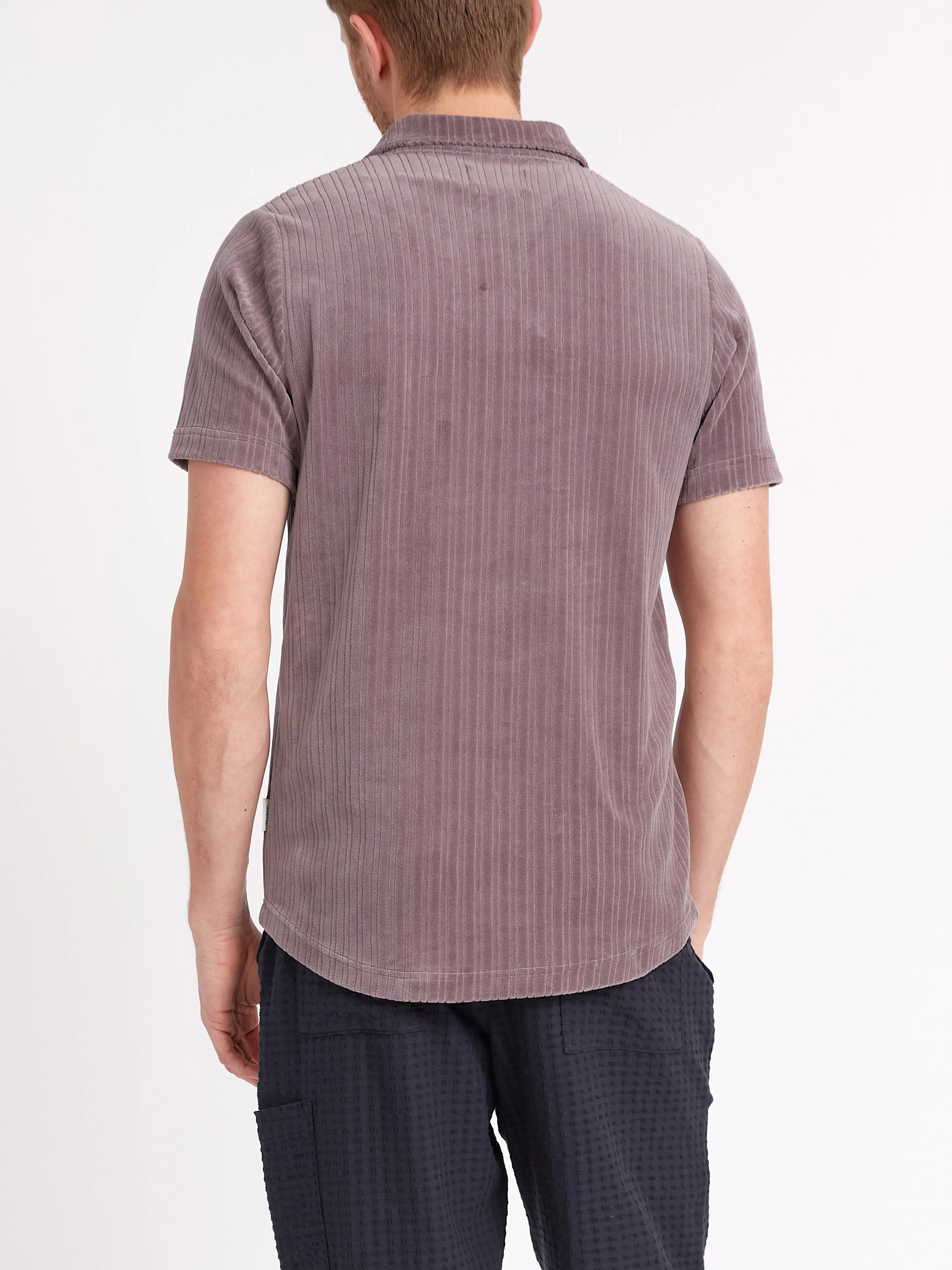 Austell Short Sleeve Polo Shirt Willow Mauve