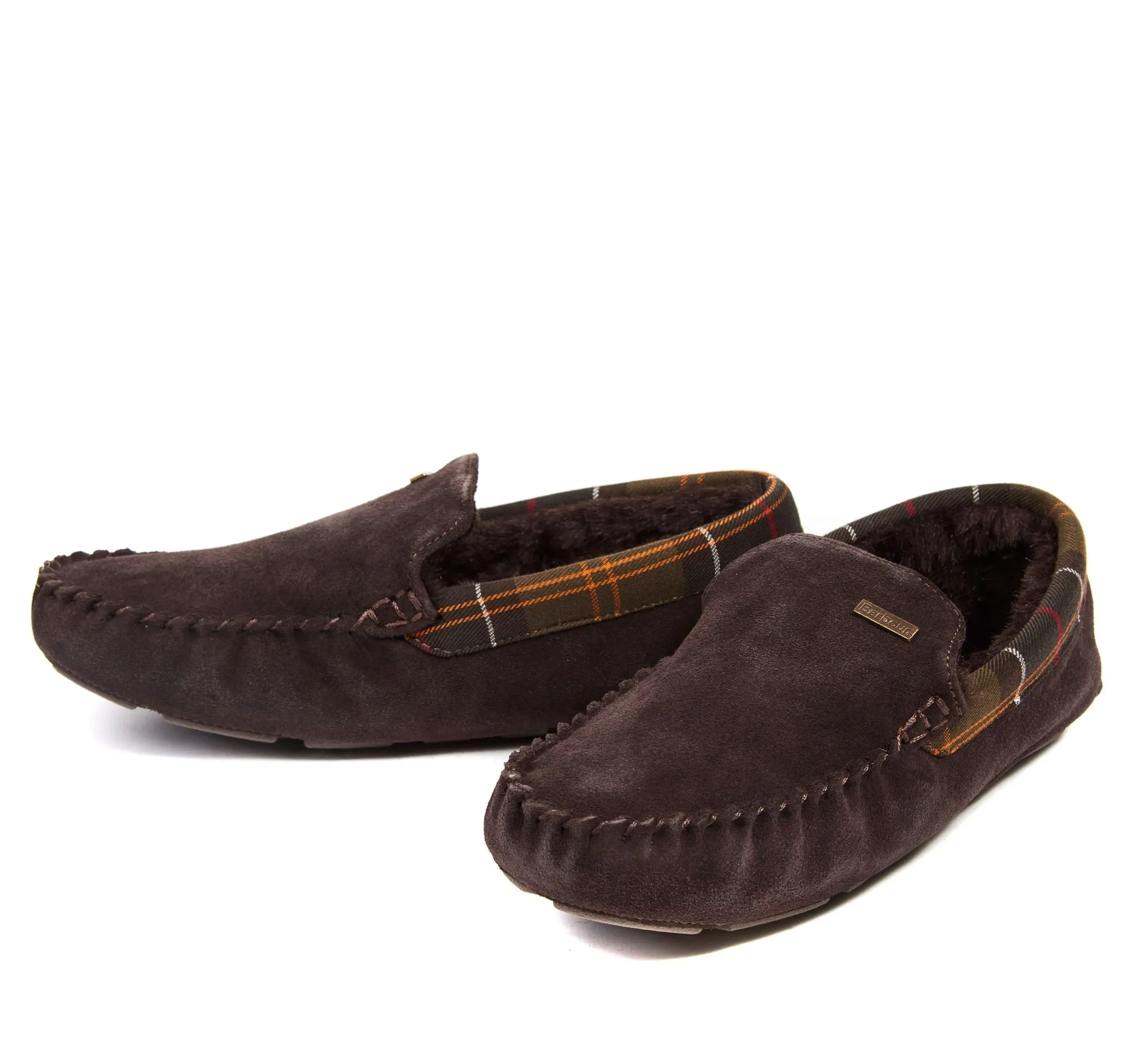 Barbour Mens 'Monty' Suede Moccasin Slipper