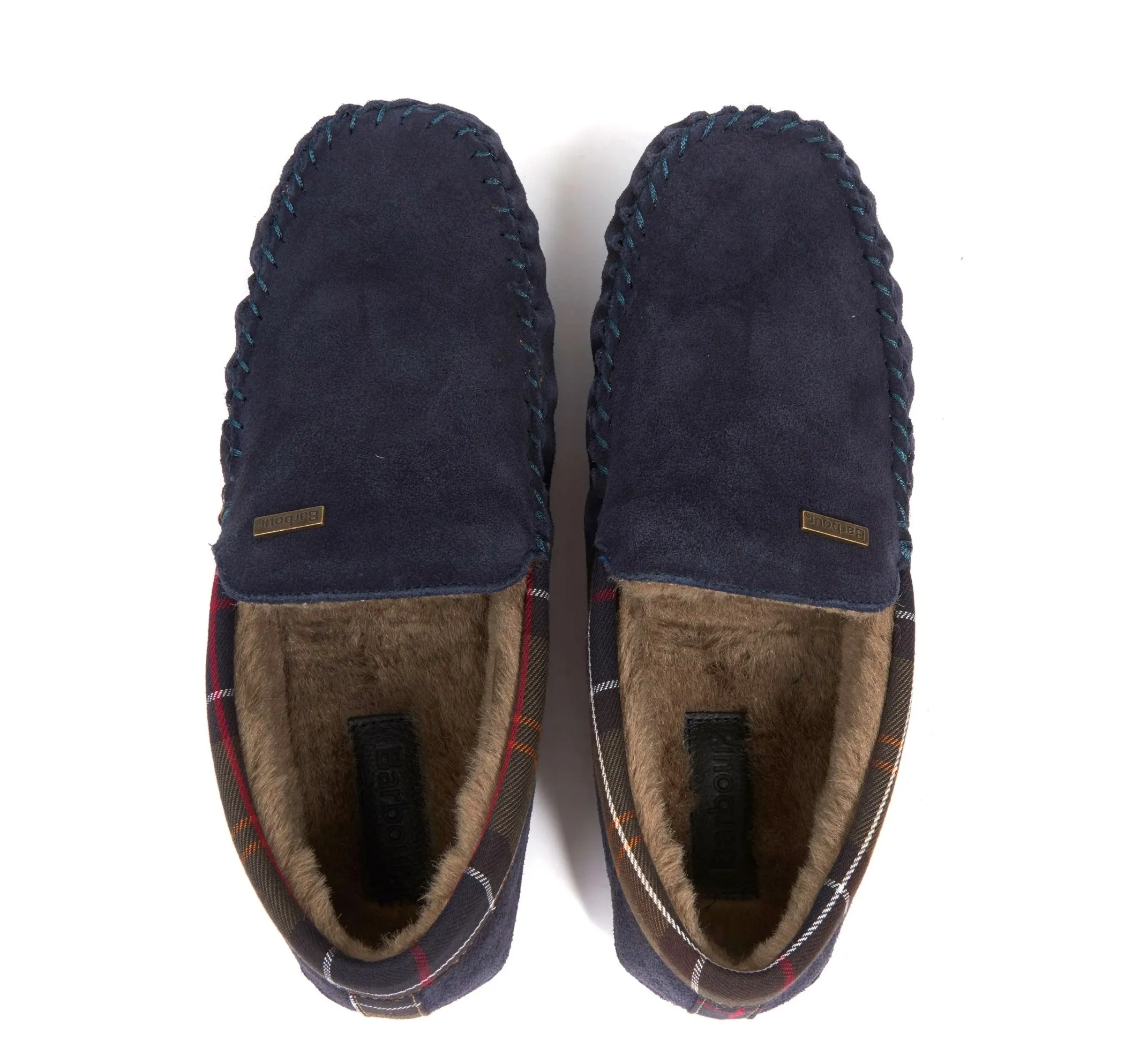 Barbour Mens 'Monty' Suede Moccasin Slipper