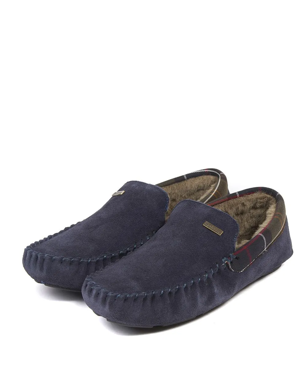 Barbour Mens 'Monty' Suede Moccasin Slipper