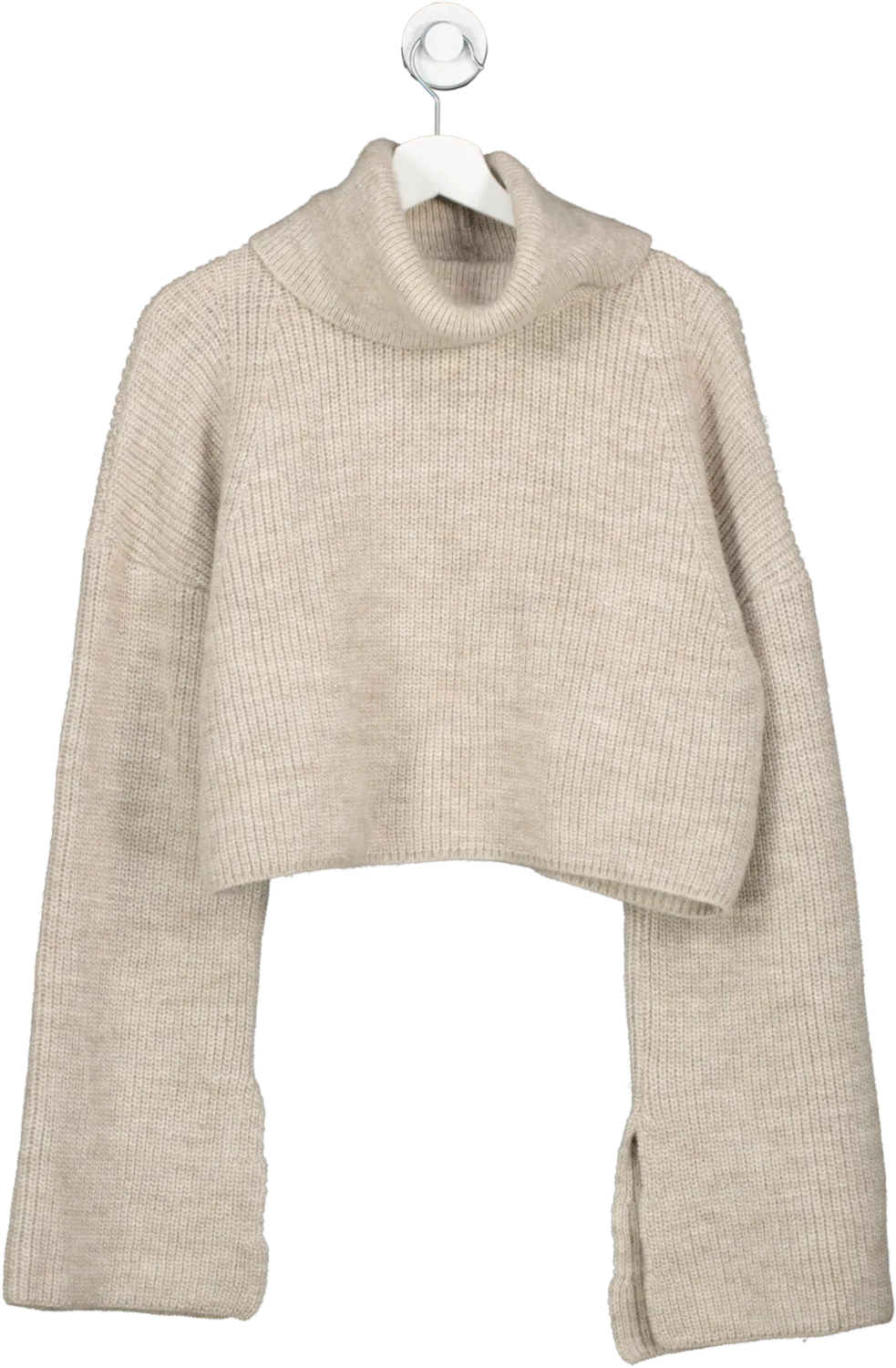 Birgitte Herskind Beige Aimee Knit Turtleneck UK L