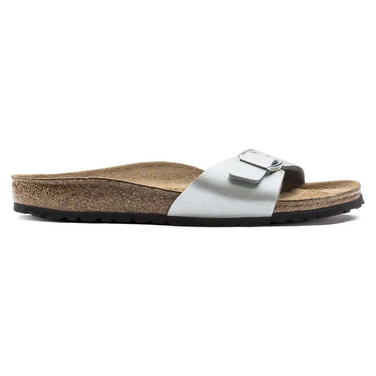 Birkenstock Classic, Madrid, Narrow Fit, Birko-Flor, Silver