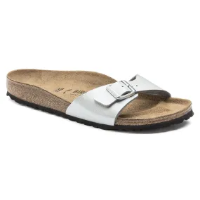 Birkenstock Classic, Madrid, Narrow Fit, Birko-Flor, Silver