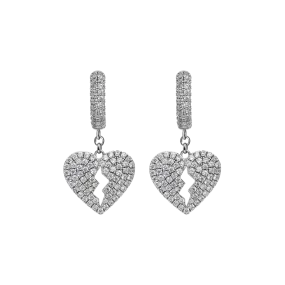 Broken Heart Earring