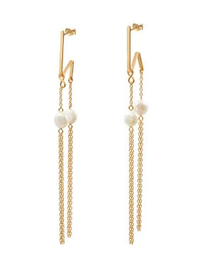 Doubelicious Large Pearl Earring