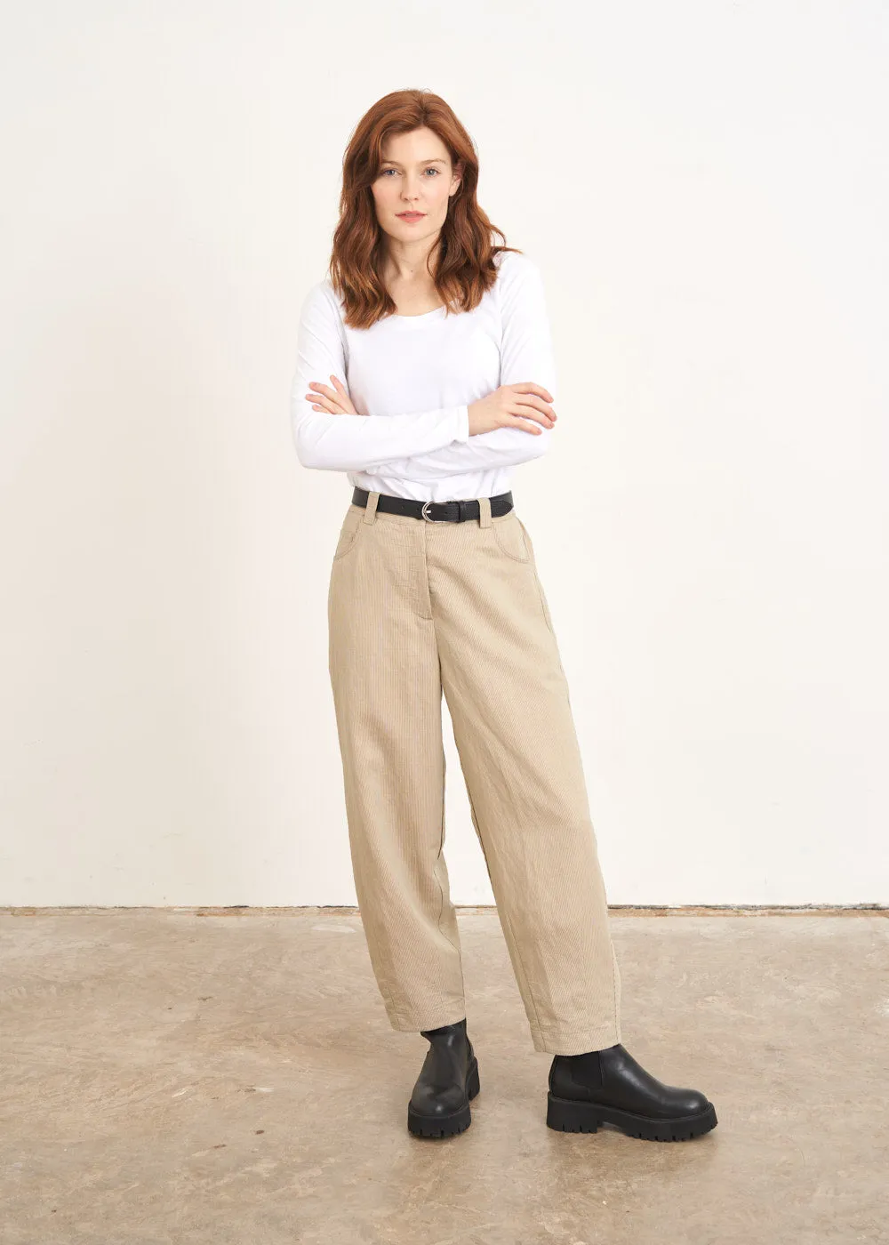 ELISE STRIPE TROUSER