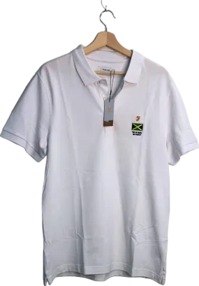 Farah White Blanes SS Polo UK XL