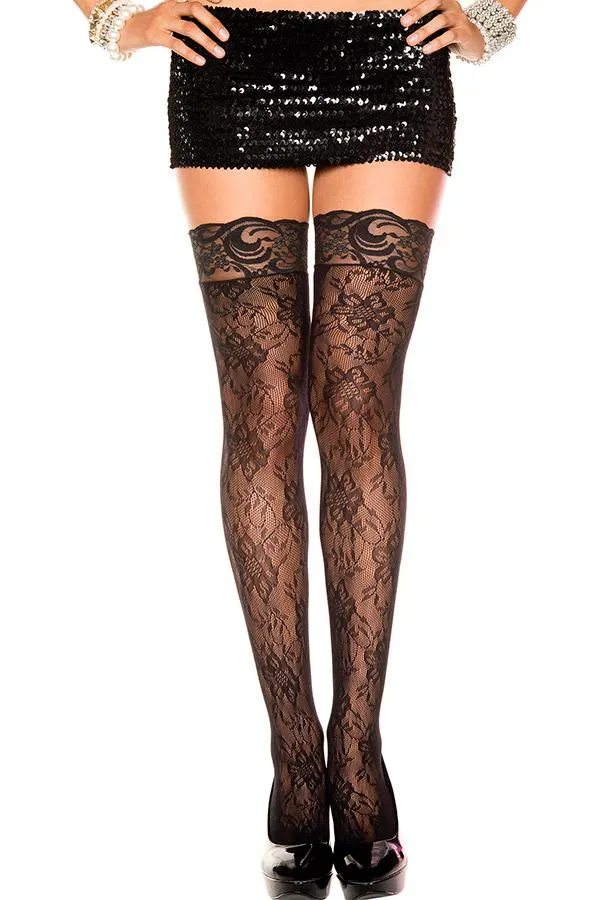 Gardenia Lace Thigh High