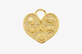 Good Luck Symbols Charm Wholesale 14K Gold, Solid 14K Gold, 326G