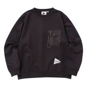 GRAMICCI GRAMICCI x ANDWANDER PRINT SWEATSHIRT-BLACK