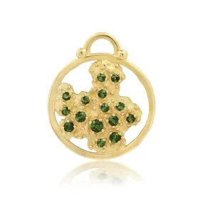 Harmony Green Tourmaline Charm