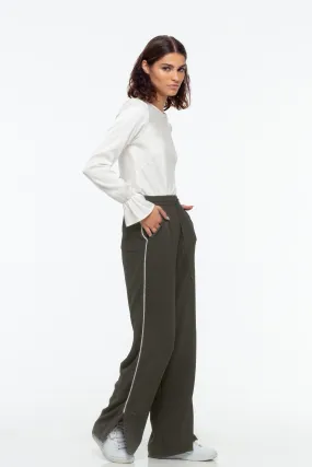 Hypnotic Pant - Khaki With White Stripe