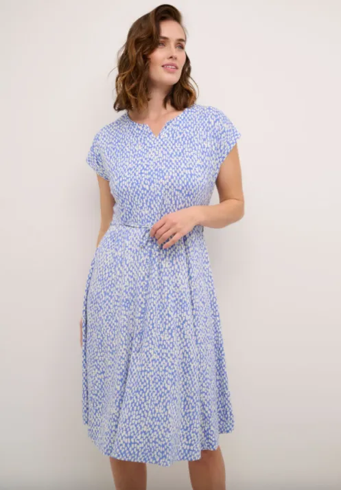 KA - Bella dress - ultramarine print