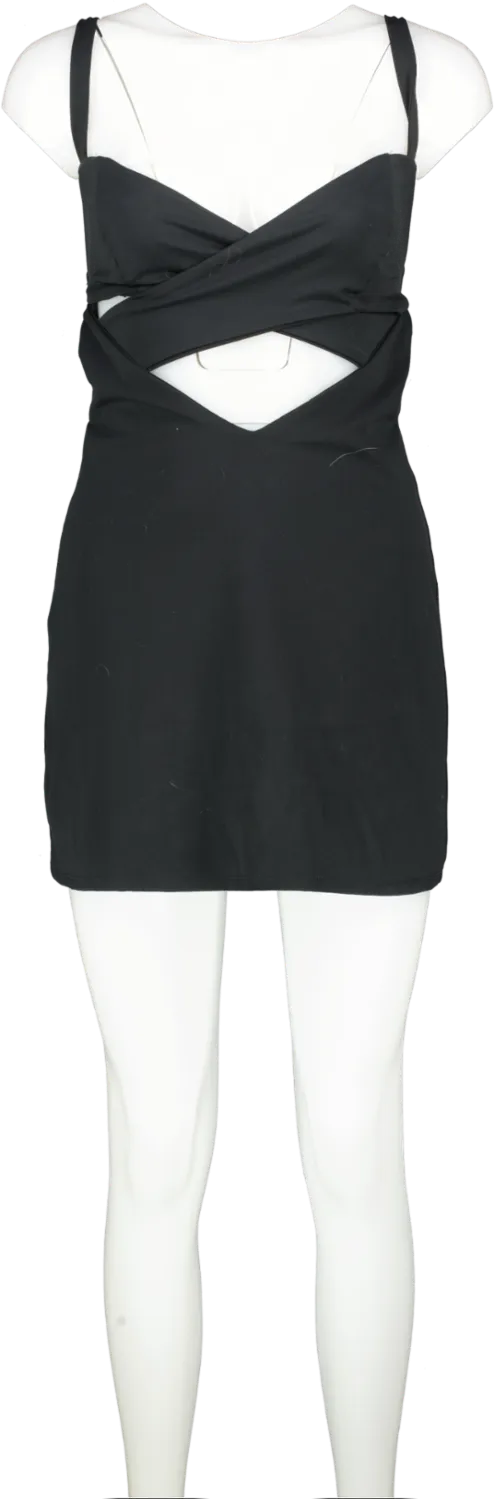 L'academie Black Anoush Mini Dress UK XS