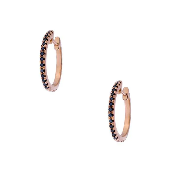 Lillian Rose Gold Black Diamond 1mm