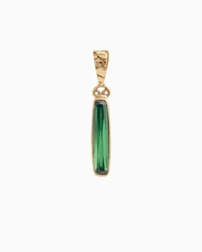 Longboard Pendant - Green Zircon