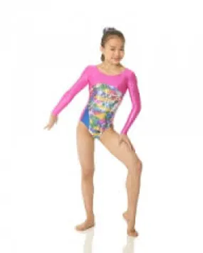 Mondor 7880 Youth 12-14 Multi Metal Gym L/S Leotard