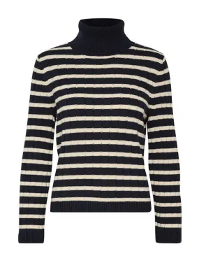 Pullover Calluna PW dark navy stripe