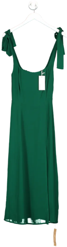 Reformation Green Twilight Dress UK 8