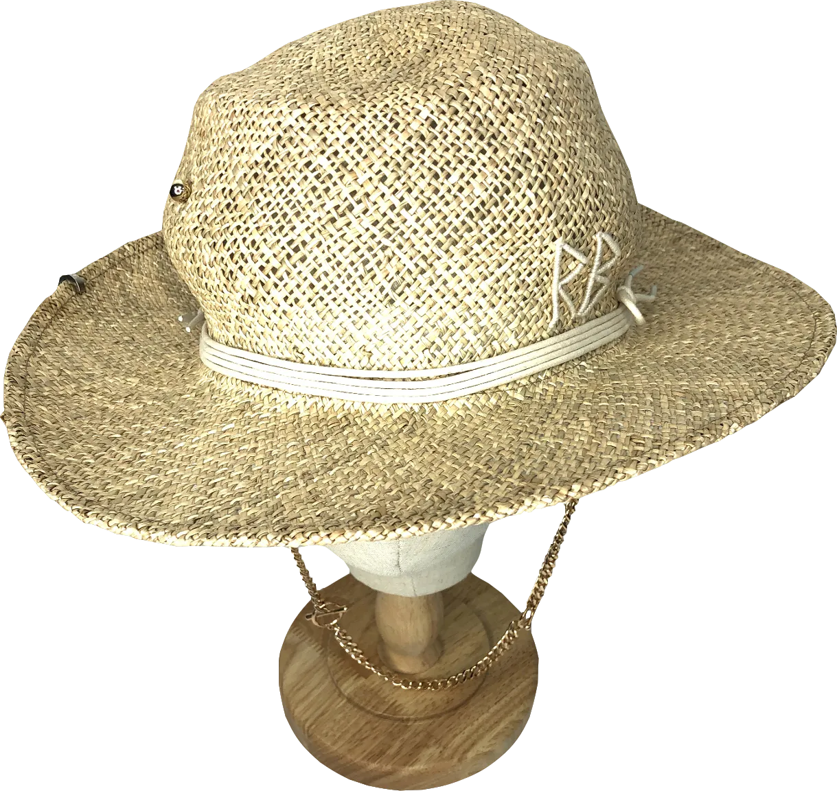 ruslan baginskiy Nude Straw Boater Hat UK L