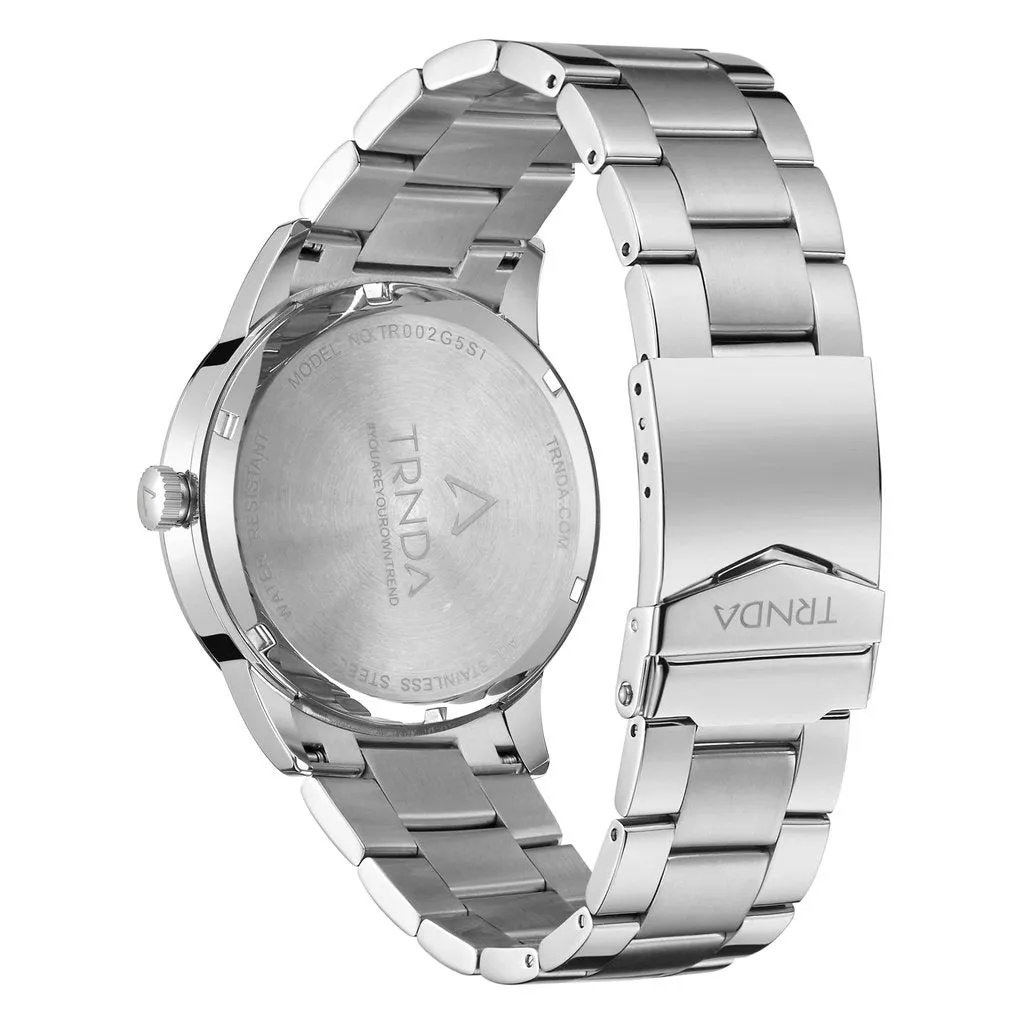 Trnda Stainless Steel Men's Watch TR002G5S1-B2S