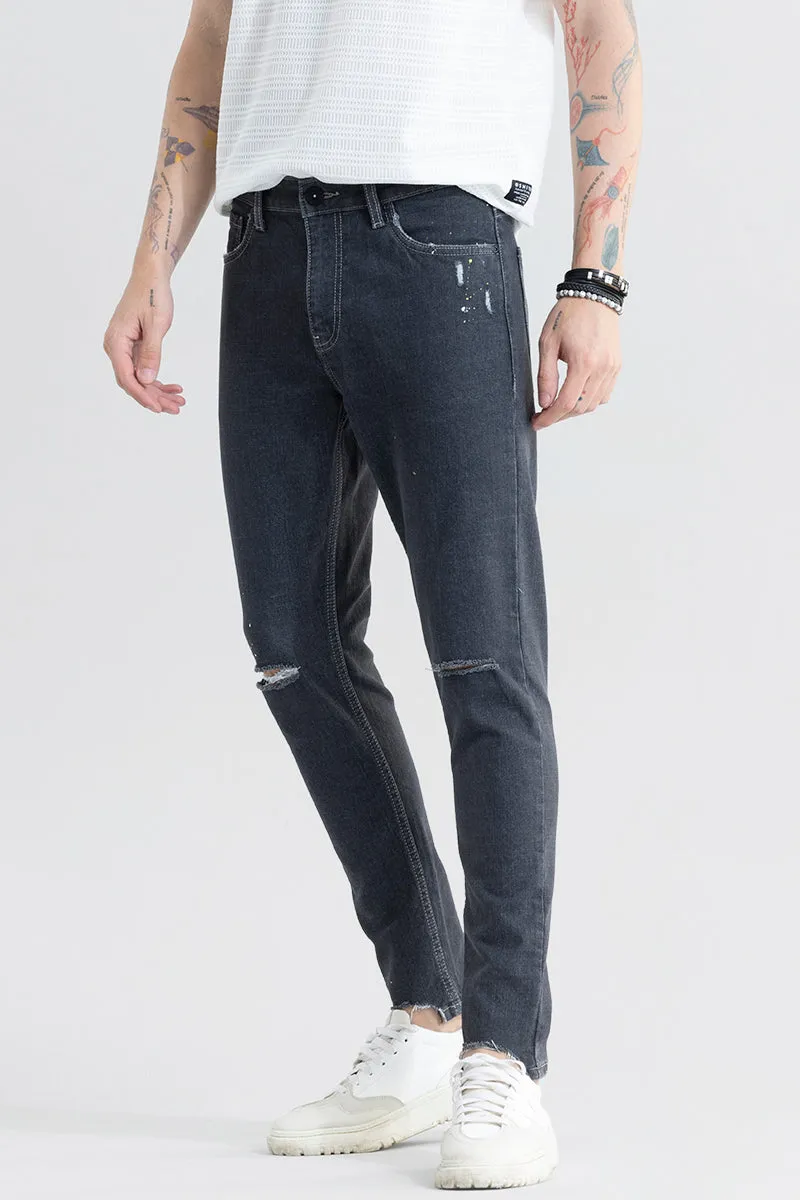 Urban Edge Black Skinny Fit Jeans