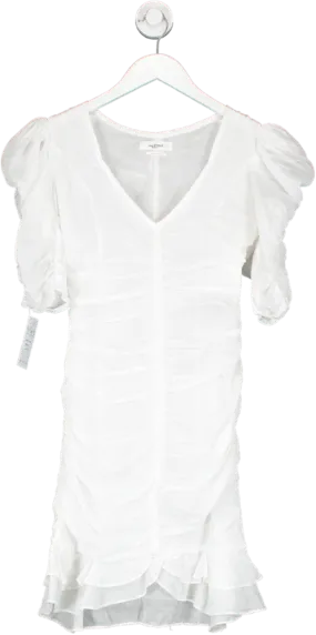 Étoile Isabel Marant White Marant Etoile Sireny Cotton-voile Mini Dress UK XS/S